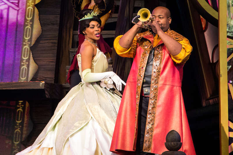 The fabulous "Mickey and the Magical Map" show at the Fantasyland Theatre in Disneyland.