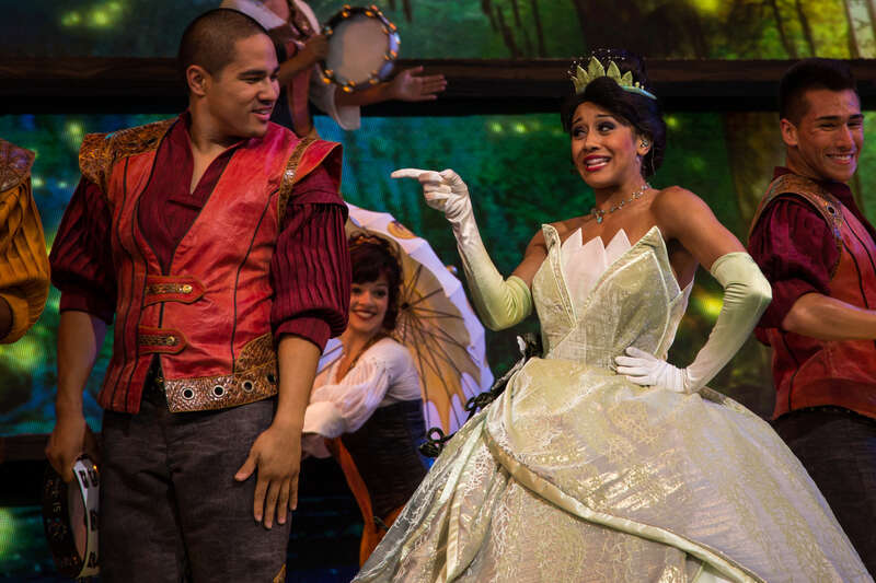 The fabulous "Mickey and the Magical Map" show at the Fantasyland Theatre in Disneyland.