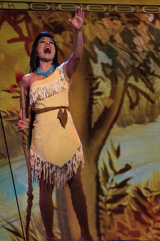 The fabulous "Mickey and the Magical Map" show at the Fantasyland Theatre in Disneyland.