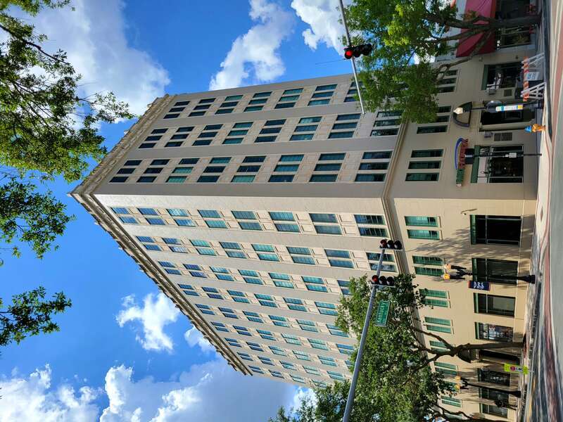 Headquarters for the MidFlorida Credit Union in Lakeland, Florida are located inside the Marble Arcade Building, located on the corner of Kentucky Avenue and Lemon Street. The building was designed by Roy Benjamin and construction began in June of
