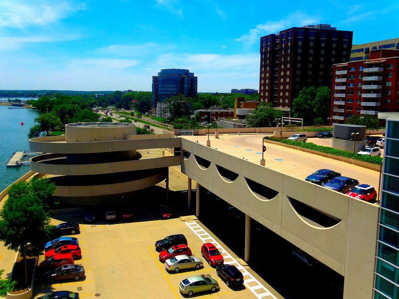 Monona Terrace Parking Lot West
