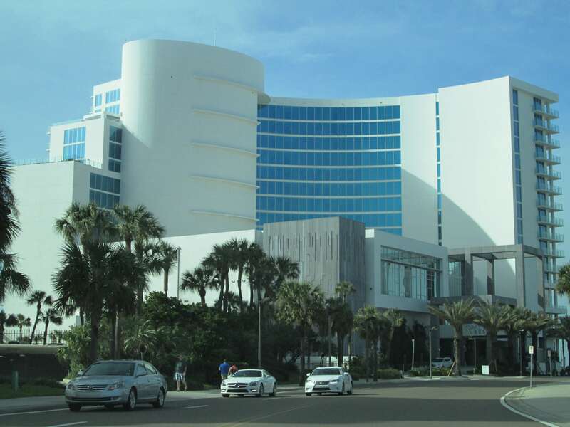 The Opal Sands Resort, located at 430 S. Gilfview Boulevard in Clearwater, Florida.