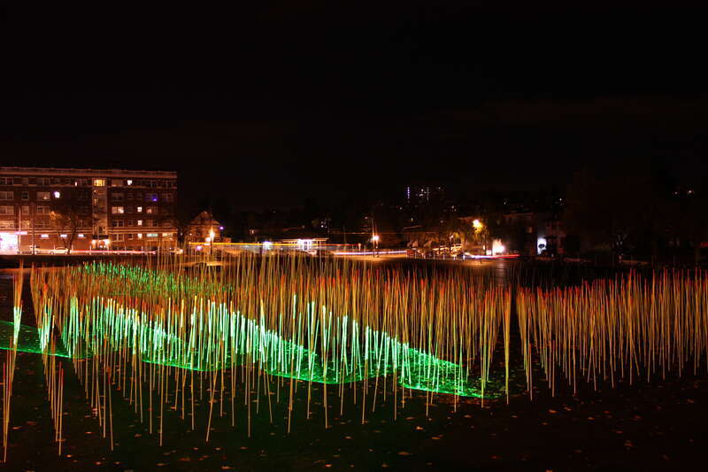 Temporary <a href="http://www.soundtransit.org/Projects-and-Plans/STart-Public-Art-Program.xml" rel="nofollow">STart</a> at the site of the <a