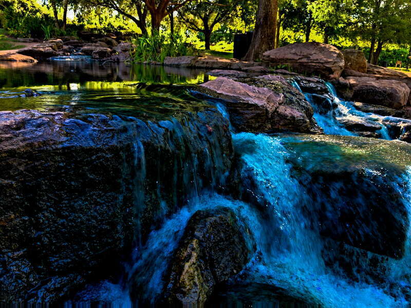 It’s a water fall
