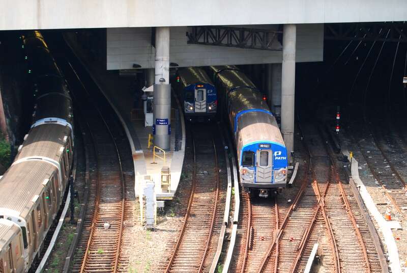 PATH Trains at Journal Square, Jersey City