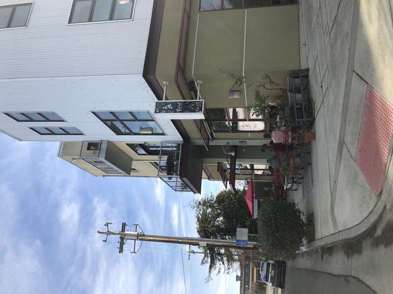 Exterior of Pearl in Petaluma, California