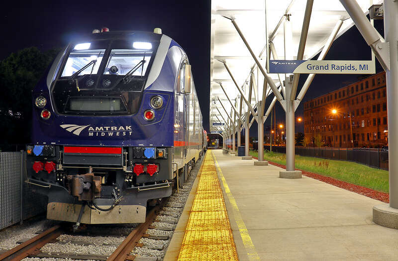 The first Pere Marquette at Grand Rapids in three months on July 1, 2020, after a temporary cancellation due to COVID-19