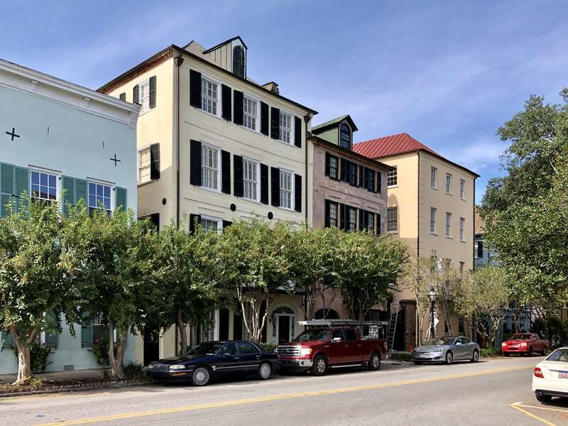 Rainbow Row, South of Broad, Charleston, SC