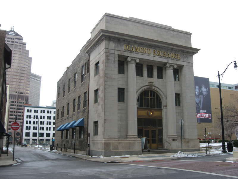 Front of the Rankin Building, located at 22 W. Gay Street in downtown Columbus, Ohio, United States.  Built in 1911, it is listed on the National Register of Historic Places.  Owner's website.