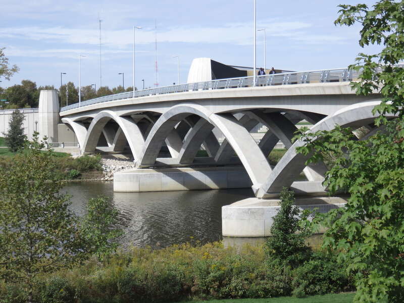 Rich Street Bridge in Columbus, Ohio in 2018
