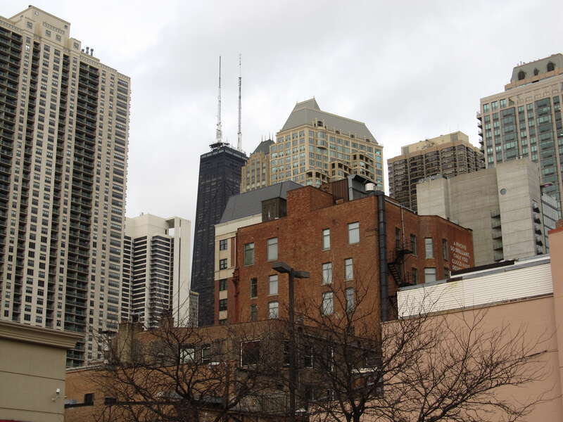 River North is a neighborhood in the Near North Side community area of Chicago, Illinois bounded by Michigan Avenue to the east, Chicago Avenue to the north, and the Chicago River to the south and west. 
The River North neighborhood got its name from