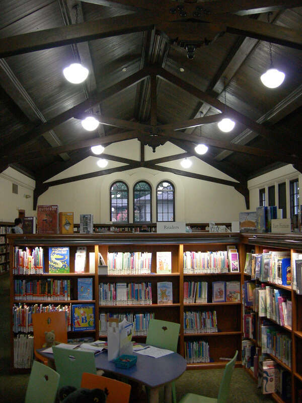 Fremont branch of Seattle Public Library, Fremont, Seattle, Washington. The library was founded as a Carnegie library in 1921. The building is on the National Register of Historic Places and is also a city landmark.