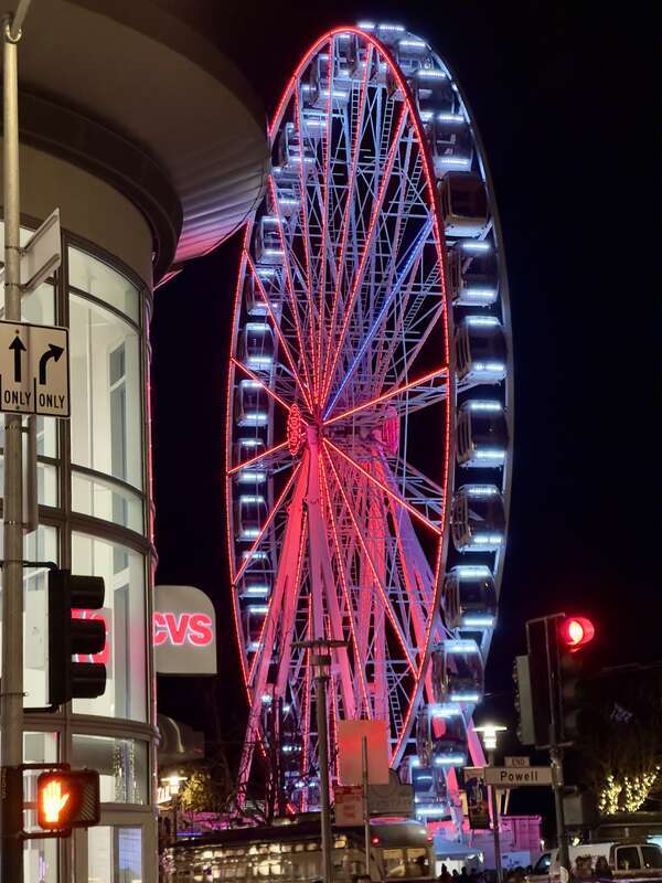 SkyStar Wheel - Fisherman's Wharf in January 2024.