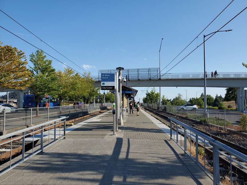 Southeast Main Street station in July 2024