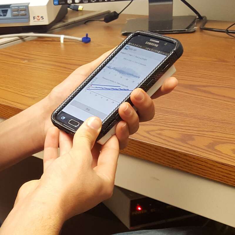 Smartphone based device to measure blood pressure