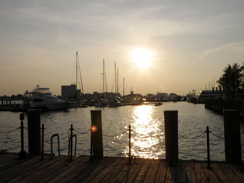 Sunset at Norfolk Waterside