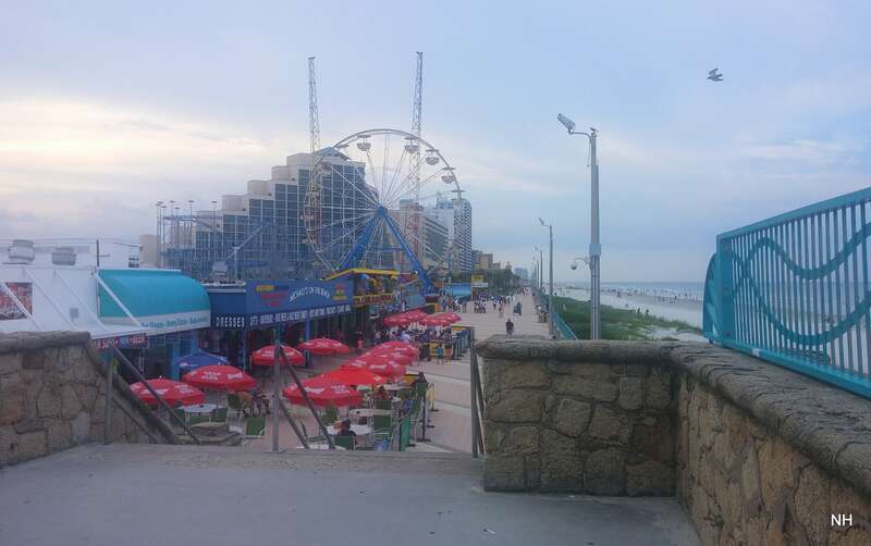 the boardwalk