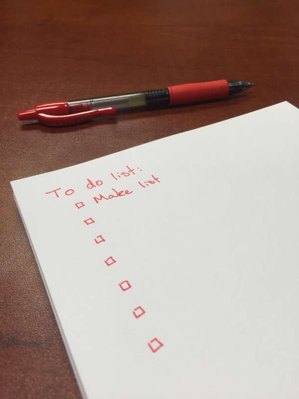 To do list