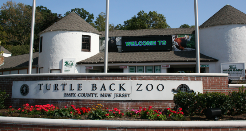 Entrance of the Turtle Back Zoo in West Orange, NJ.