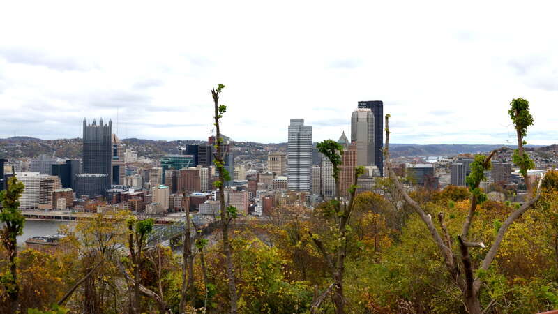 VIEW OF DOWNTOWN,PITTSBURGH, PA, USA