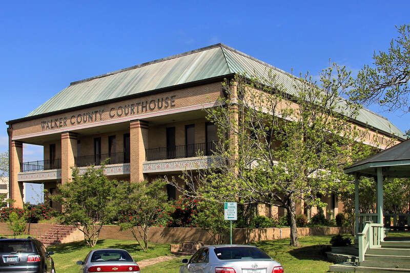 The Walker County Courthouse in Huntsville, Texas, United States.