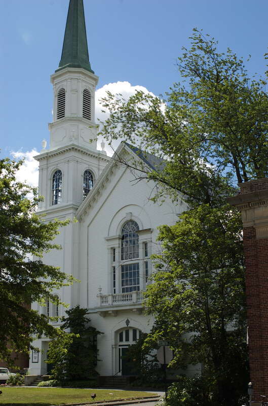 The First Congregational Church (presently known as "Trinity Church") in Waltham, Massachusetts, a church on the National Register of Historic Places.