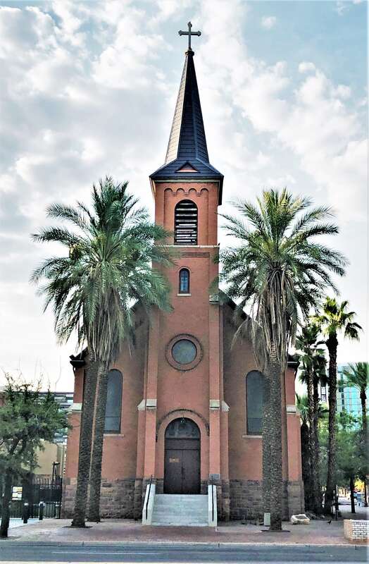 Old St. Mary's Church – formerly Our Lady of Mount Carmel Catholic Church, and also known as "The Old Church: – at 230 East University Avenue in Tempe, Arizona is a historic church at the built in 1903 and designed in the Romanesque Revival style by