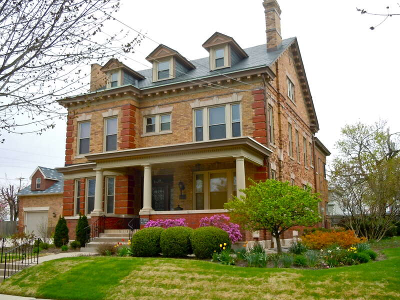 Part of St. Peter's Square Historic District on the NRHP since March 20, 1991.  The historic district is roughly bounded by St. Martin, Hanna, E. Dewald, and Warsaw Sts., including 518 E. Dewald St., Fort Wayne, Allen County, Indiana.  This house