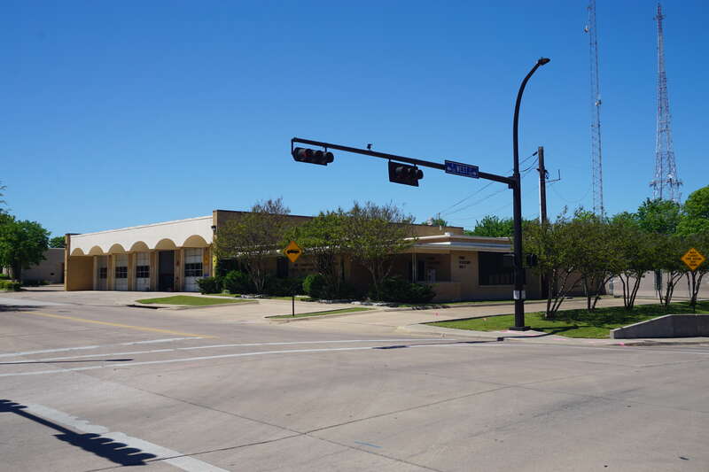 The Mike Thompson Central Fire Station in Arlington, Texas (United States).
