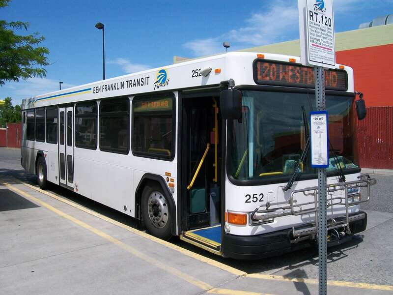 Ben Franklin Transit bus.