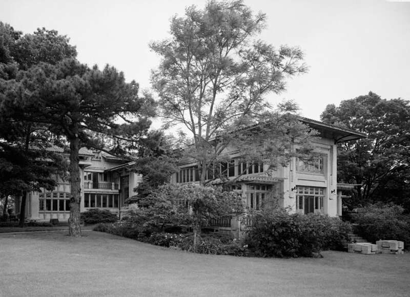 Bernard Corrigan House, Kansas City  (Prairie Style); photo taken as part of the Historic American Buildings Survey