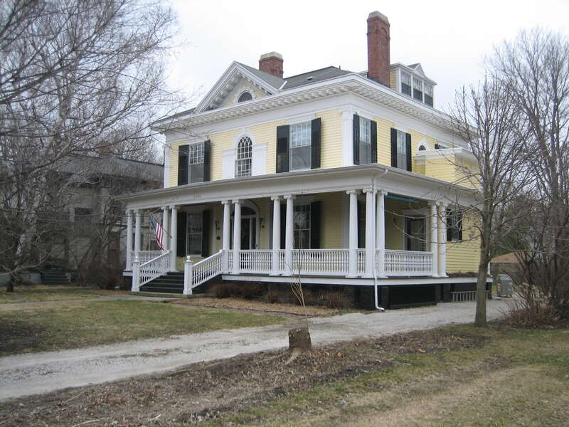 David Davis III &amp; IV House, Bloomington, Illinois. National Register of Historic Places.