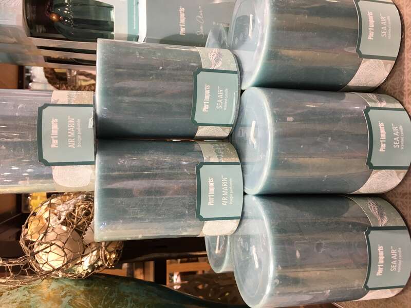 Blue candles