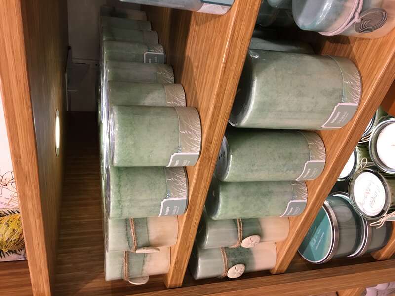 Blue candles