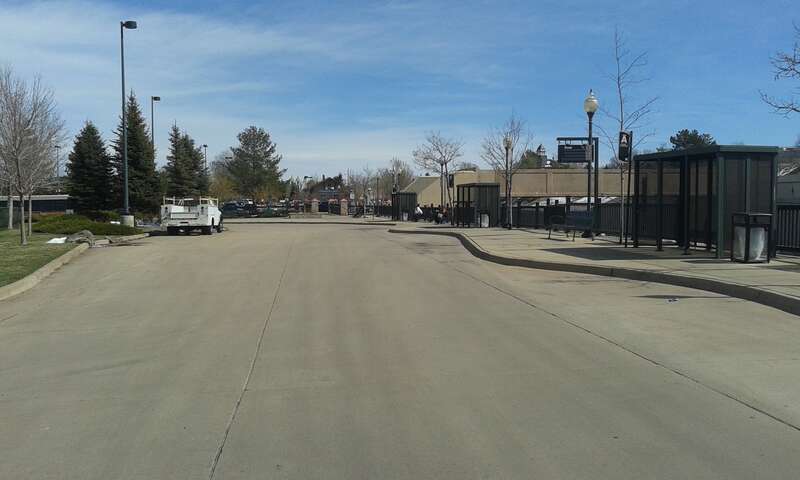Bus area, Littleton Downtown Station