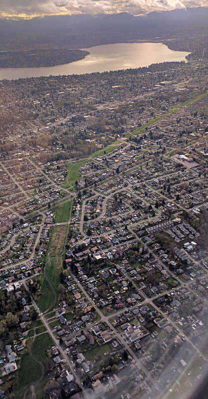 The Chief Sealth Trail in Seattle, along the Seattle City Light transmission right of way