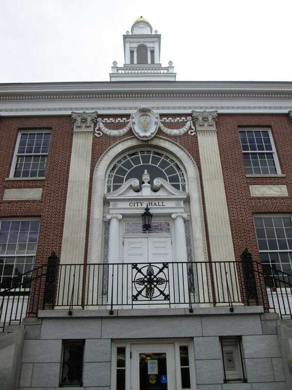 Burlington City Hall located at the corner of Church and Main Streets, east of City Hall Park, in Burlington Vermont, was built in 1928 in the Neoclassical style with Georgian aspects, and was designed by W. M. Kendall of McKim, Mead &amp; White.  It