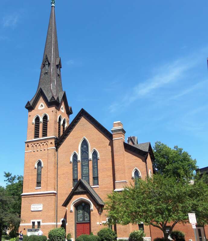Congregational United Church of Christ in Iowa City, Iowa. It is listed on the National Register of Historic Places.