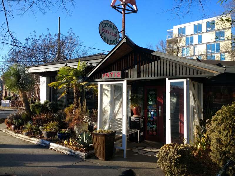 Crook's Corner, a restaurant in Chapel Hill, North Carolina.