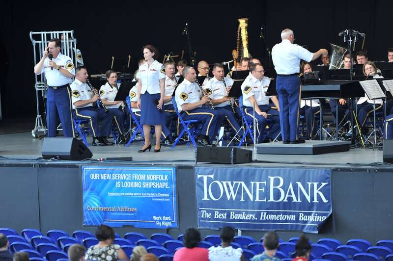 MSG Michael Ford and SFC Leigh Ann Hinton performed highlights from Andrew Lloyd Webber's "Phantom of the Opera"