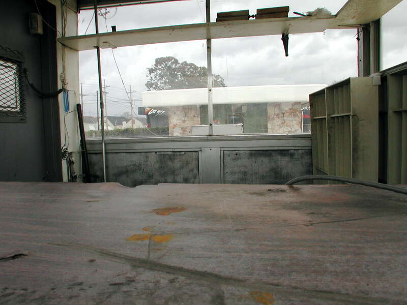 Vacant gas station, Jefferson Highway, Old Jefferson, Jefferson Parish Louisiana.