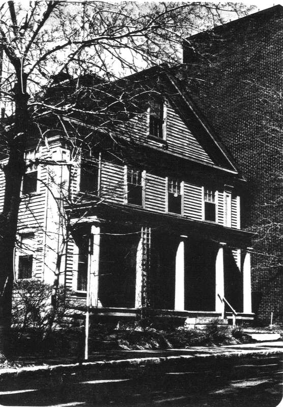 Emory Bannister House, Worcester, Massachusetts. Demolished in 1981.