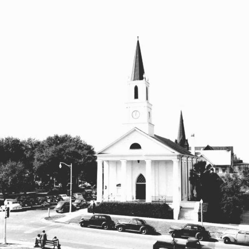 Local call number: RK0313
Title: First Presbyterian Church: Tallahassee, Florida
Date: 1949
General note: First Presbyterian Church, located at 102 North Adams Street in Tallahassee, Florida, was completed in 1838. It was added to the National