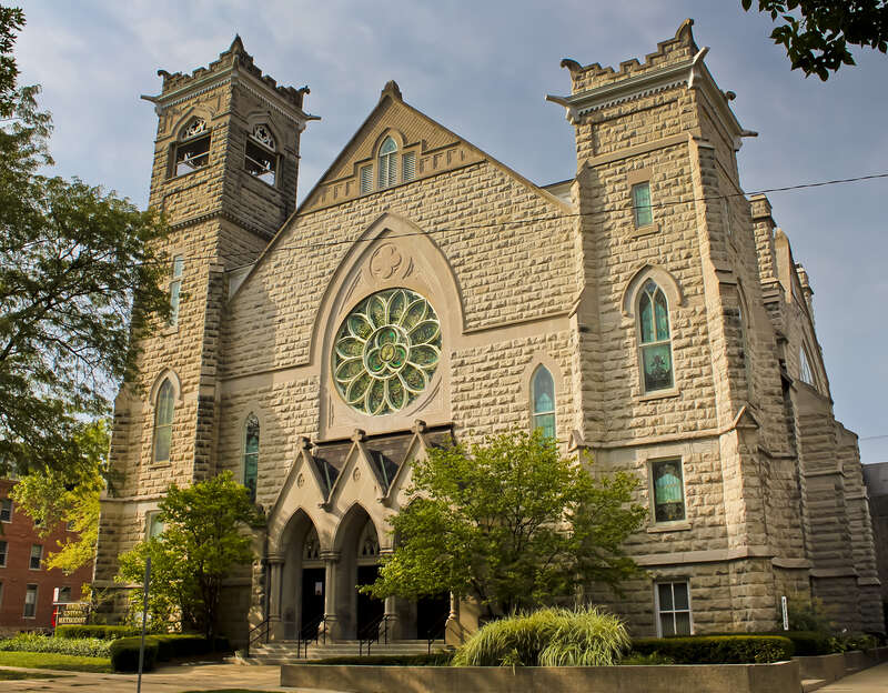 Jefferson Street Historic District The First United Methodist Church located on Jefferson Street, Iowa City, Iowa