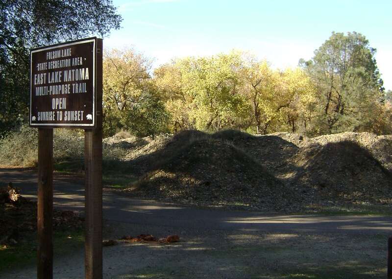 Gold dredge tailings