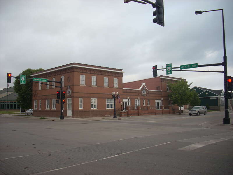 Hamm Brewing Company Beer Depot, East Grand Forks, Minnesota.  Added to National Register of Historic Places on September 20, 1984.