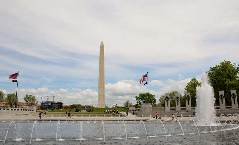 WWII Memorial, National Mall, Washington, DC, USA.  Camera Location data is incorrect.