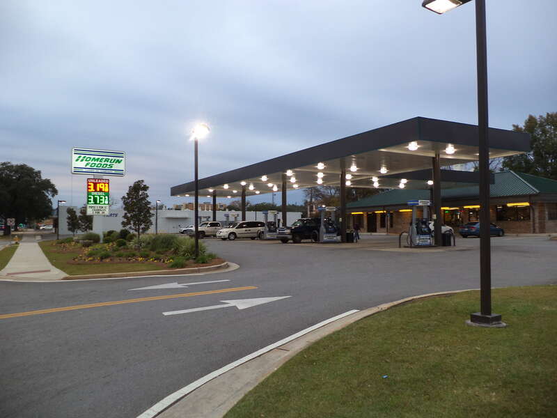 Homerun Foods, Lanier Oil Company, US 82, Albany, Dougherty County, Georgia
