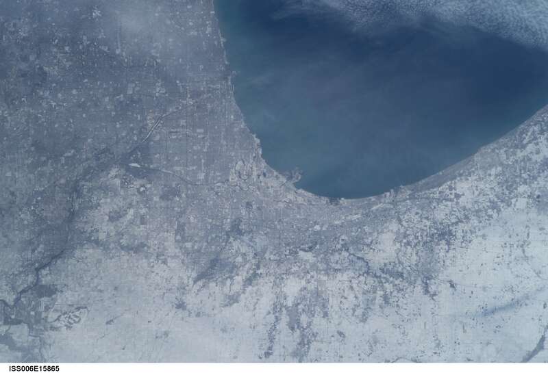 View of Illinois taken during ISS Expedition 6.