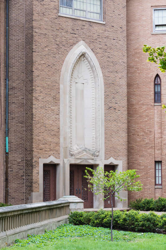 Immaculata High School, a former Roman Catholic girls' high school, 1921-1981. Chicago, Illinois.
